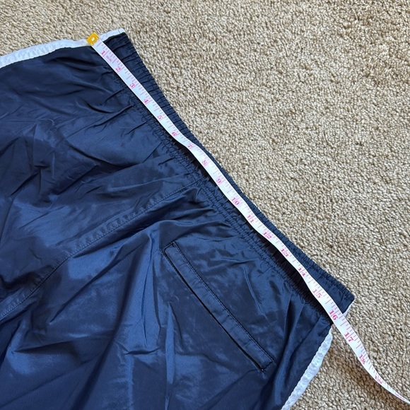 Vintage Nike 90s Navy White Stripe Track Straight Leg Pants - Picture 8 of 9